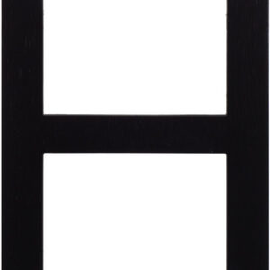 Black Surface Installation Frame for 2 Modules (Recommended with 9155062)