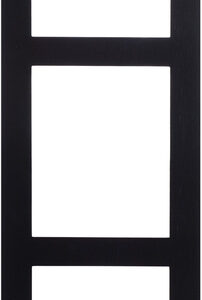 Black Surface Installation Frame for 3 Modules (Recommended with 9155063)