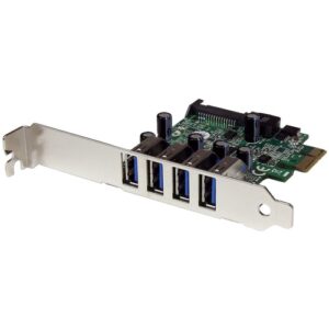 Startech - 4 PORT PCI EXPRESS PCIE SUPERSP USB3.0 CONTROLLER CARD ADAPTER