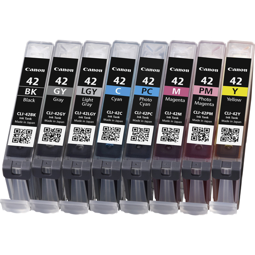 Canon - CLI-42 8INKS MULTI PACK CLI-42 FULL-8INKS MULTI PACK
