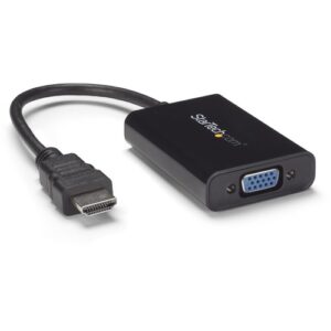 Startech - HDMI TO VGA ADAPTER WITH AUDIO ACTIVE HDMI VGA MONITOR DONGLE