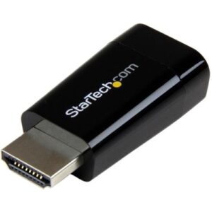 Startech - HDMI TO VGA ADAPTER CONVERTER COMPACT HDMI VGA MONITOR DONGLE