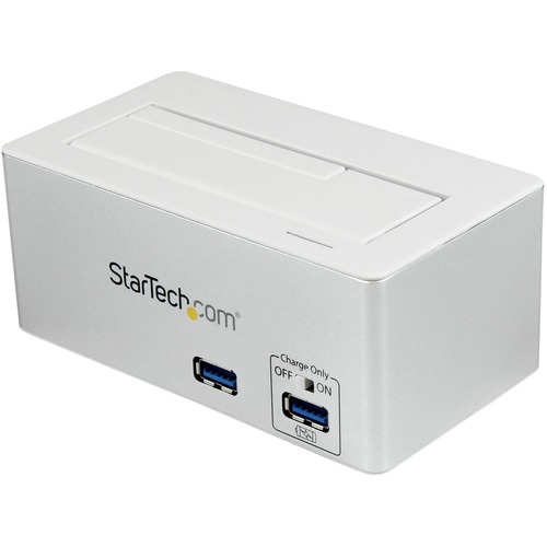 Startech - USB 3.0 SATA HDD/SSD DOCK W/ FAST CHARGE HUB & UASP - WHITE