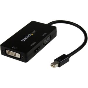Startech - 3 IN 1 MINI DISPLAYPORT ADAPTER MDP VGA DVI HDMI CONVERTER