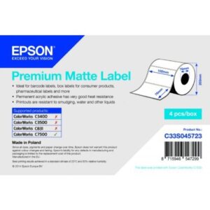 Epson - PREMIUM MATTE DIE-CUT 102MMX76MM 1570 LBLS