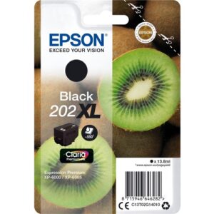 Epson - SINGLEPACK BLACK 202XL KIWI CLARA PREMIUM INK