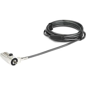 Startech - LAPTOP CABLE LOCK FOUR DIGIT COMBINATION FOR WEDGE LOCK SLOT