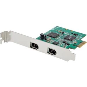 Startech - 2 PORT PCIE FIREWIRE CARD TI TSB82AA2 CHIPSET-WIN/MAC
