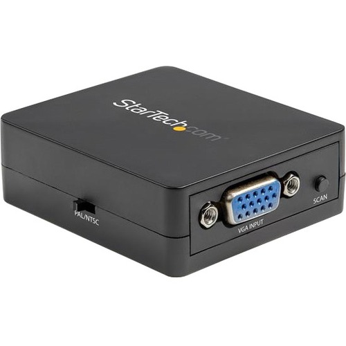 Startech - 1080P VGA TO RCA CONVERTER - USB POWERED - S-VIDEO INPUT