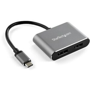 Startech - USB C MULTIPORT VIDEO ADAPTER CONVERTER HDMI DP DONGLE USBC
