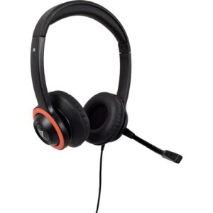 V7 - V7 USB HEADSET W/BOOM MIC EDU ANTI-BACTERIAL VOL LTD 2M CBL