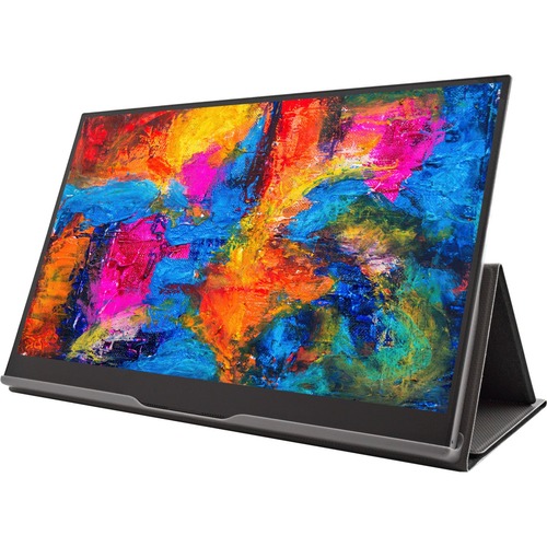 V7 - 15.6IN PORTABLE TOUCH MONITOR USB-C 1080P 220 NITS SPEAKERS