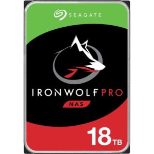 SEAGATE - IRONWOLF PRO 18TB SATA 3.5IN 256MB ENTERPRISE NAS
