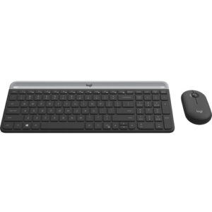 Logitech - MK470 SLIM WRLS KEYB + MOUSE COMBO GRAPHITE - US INTL