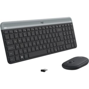 Logitech - MK470 SLIM WRLS KEYB + MOUSE COMBO GRAPHITE - ITA - MEDITER
