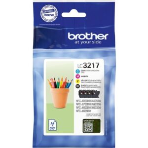 Brother - LC3217 VALUE PACK BL C M Y .