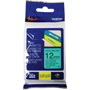 Brother - TZE-731 LAMINATED TAPE 12MM 8M BLACK ON GREEN