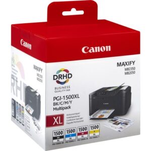 Canon - INK PGI-1500XL BK/C/M/Y MULTI BLISTERED PRODUCTS