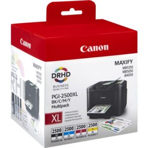Canon - INK PGI-2500XL BK/C/M/Y MULTI BLISTERED PRODUCTS