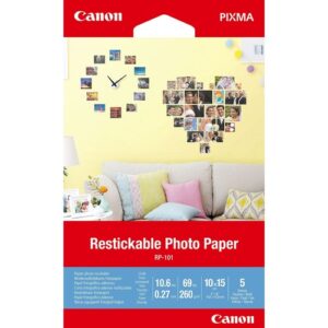 Canon - RP-101 4X6 5 SHEETS RESTICKABLE PHOTO PAPER