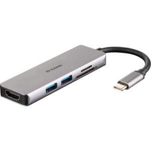 D-Link - 5-IN-1 USB-C HUB WITH HDMI AND SD/MICROSD CARD READER