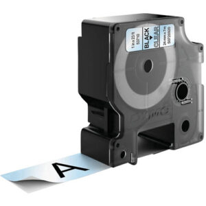 DYMO - D1 - TAPE DYMO 24MMX7M BLACK/TRANSPARANT