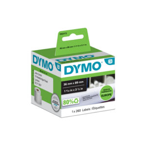 DYMO - LW ADDRESS 89X36/ 1X260 WHITE