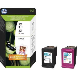 HP INC - INK CARTRIDGE NO 301 B/C/M/Y COMBO 2-PACK
