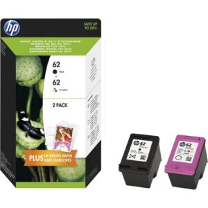 HP INC - INK CARTRIDGE NO 62 B/C/M/Y COMBO 2-PACK