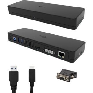 I-TEC - I-TEC USB 3.0 / USB-C DUAL DISPLAY DOCKING STATION HDMI DVI