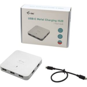 I-TEC - I-TEC USB-C HUB 7 PORT PD 60W I-TEC USB-C METAL CHARGING HUB 7