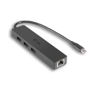 I-TEC - I-TEC USB-C SLIM HUB + GLAN USB-C 3 PORT HUB USB 3.0 + GLAN