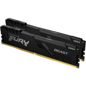Kingston - 16GB DDR4-2666MHZ CL16 DIMM (KIT OF 2) FURY BEAST BLACK