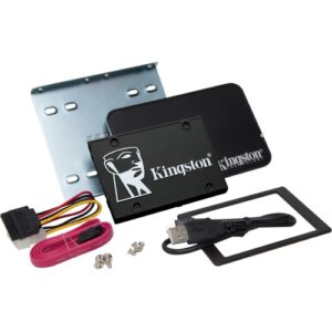 Kingston - 256GB KC600 SATA3 2.5IN SSD BUNDLE WITH INSTALLATION KIT