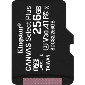 Kingston - 256GB MICROSDXC CANVAS SELECT 100R A1 C10 SP W/O ADAPTER