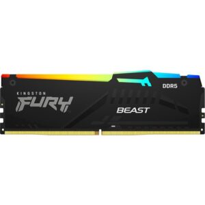 Kingston - 8GB DDR5-6000MT/S CL40 DIMM FURY BEAST BLACK RGB