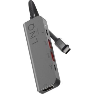 Linq - 5IN1 PRO USB-C MULTIPORT HUB BLACK GREY