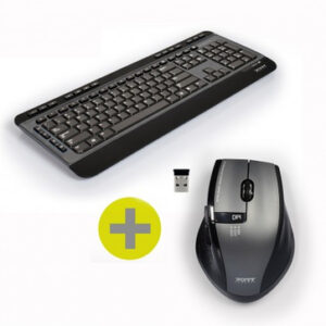 Port - UK - PACK KEYBOARD + MOUSE OFFICE - WIRELESS - UK