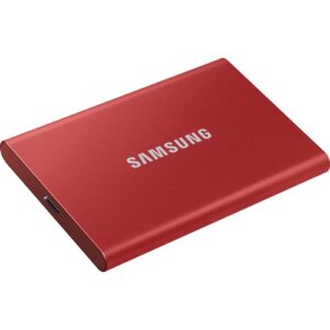 Samsung - PORTABLE SSD T7 2TB RED