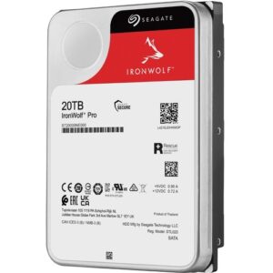 SEAGATE - IRONWOLF PRO 20TB SATA 3.5IN 256MB ENTERPRISE NAS