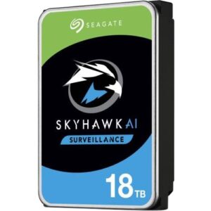 SEAGATE - SKYHAWK AI 18TB 5YRS WARRANTY 3.5IN 6GB/S SATA 256MB 24X7