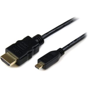 Startech - 0.5M HIGH SPEED HDMI CABLE WITH ETHERNET HDMI TO HDMI MICRO