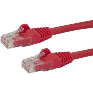 Startech - 0.5M RED CAT6 CABLE SNAGLESS ETHERNET CABLE - UTP