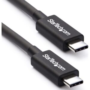 Startech - 0.5M THUNDERBOLT 3 CABLE USB C 40GBPS TB3 CORD 100W DISPLAYPORT