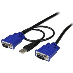 Startech - 10 FT ULTRA-THIN PC USB+VGA KVM CABLE