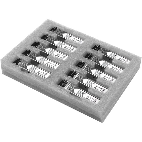 Startech - 10 PACK GB FIBER SFP MM LC CISCO GLC SX MM COMPATIBLE IN