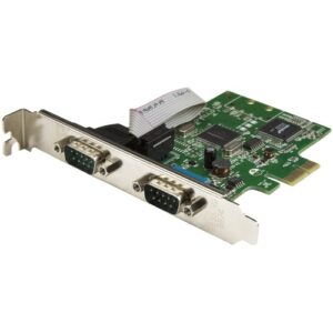 Startech - 2-PORT PCI EXPRESS SERIAL CARD W/ 16C1050 UART - RS232 SERIAL C