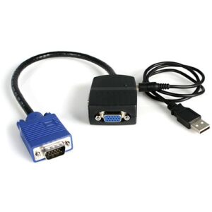 Startech - 2 PORT VGA VIDEO SPLITTER USB POWERED