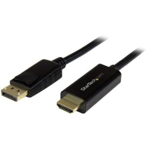 Startech - 2M DISPLAYPORT TO HDMI CABLE DP-HDMI ADAPTER CABLE - DP HDMI