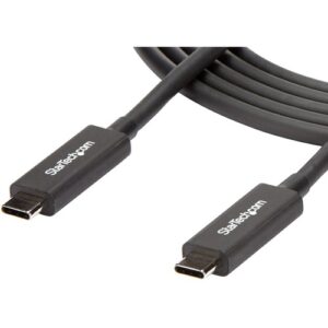 Startech - 2M THUNDERBOLT 3 CABLE USB C 40GBPS TB3 CORD 100W DISPLAYPORT